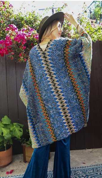 Boho Crochet Poncho